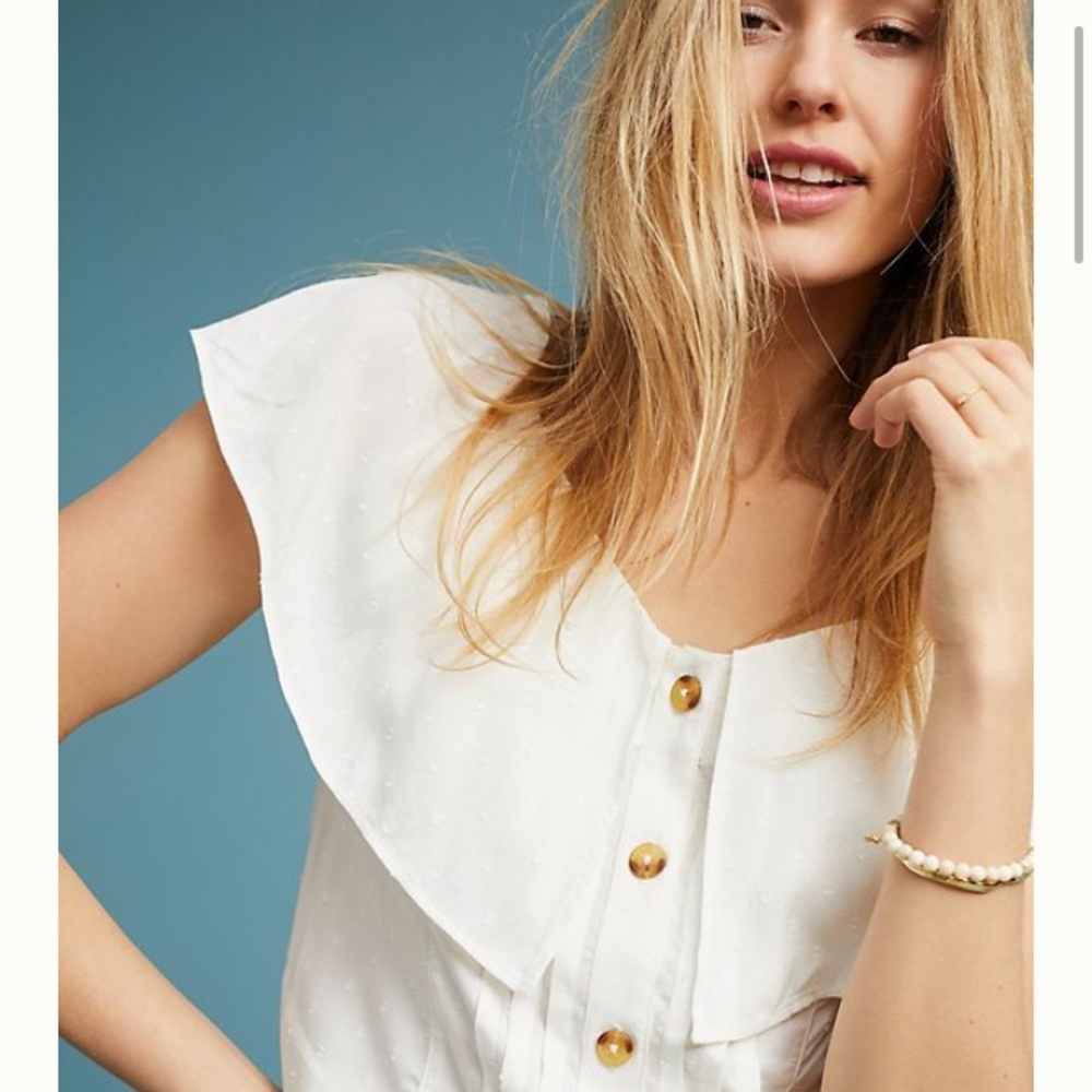 Maeve by Anthropologie White top
